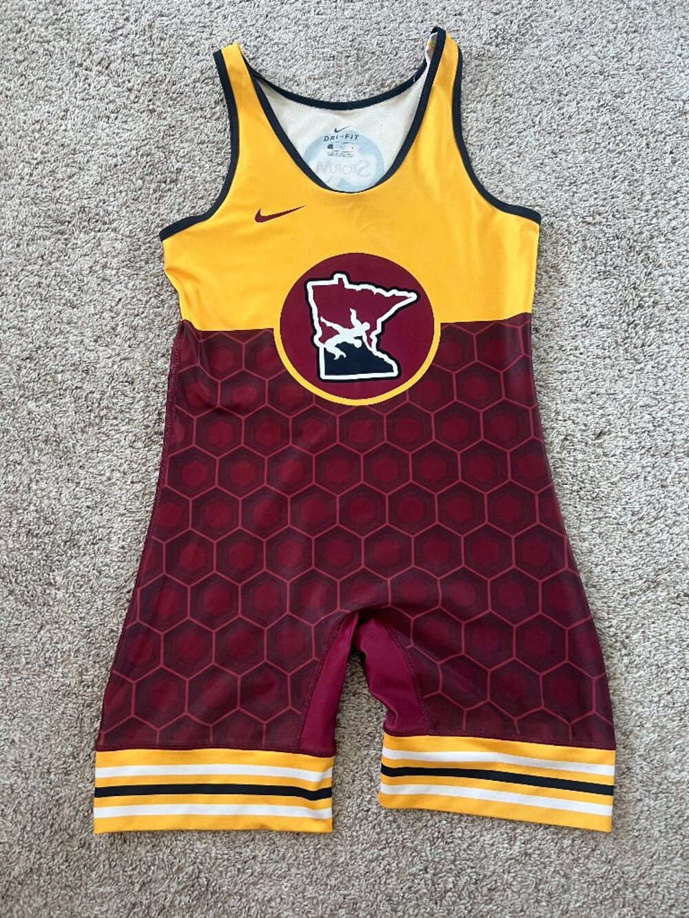 Nike Minnesota Team Wrestling Singlet